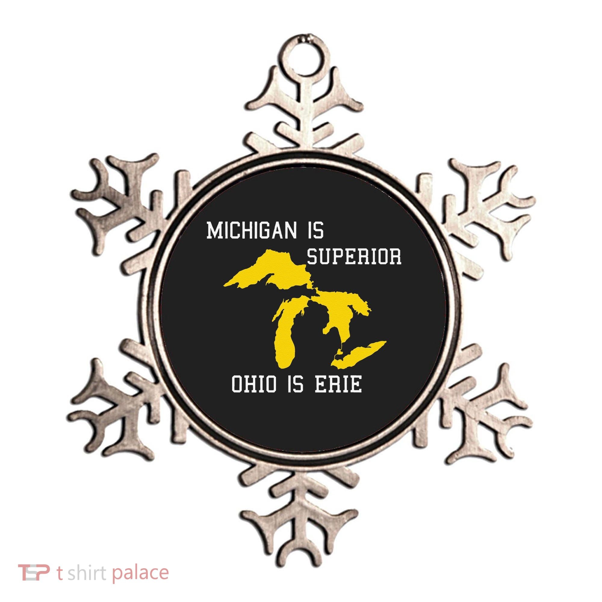 Michigan Is Superior Ohio Is Erie Ornament