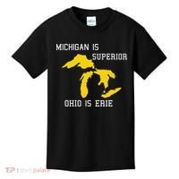 Michigan Is Superior Ohio Is Erie Kids T-Shirt thumb 0