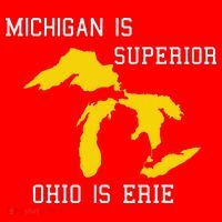 Michigan Is Superior Ohio Is Erie Santa Hat thumb 1
