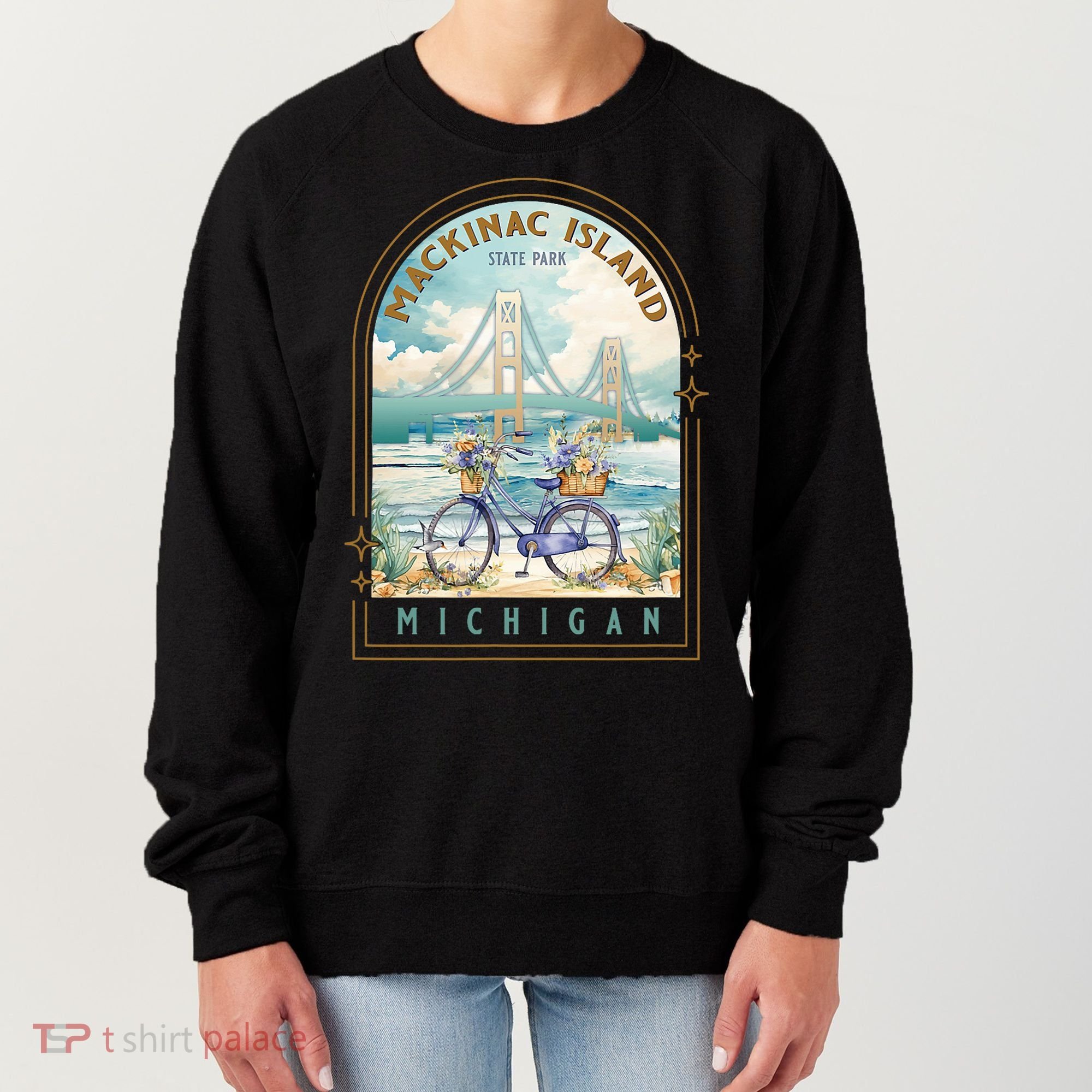 Mackinac Island State Park Michigan Usa Lake Huron Souvenir Women's Sweatshirt
