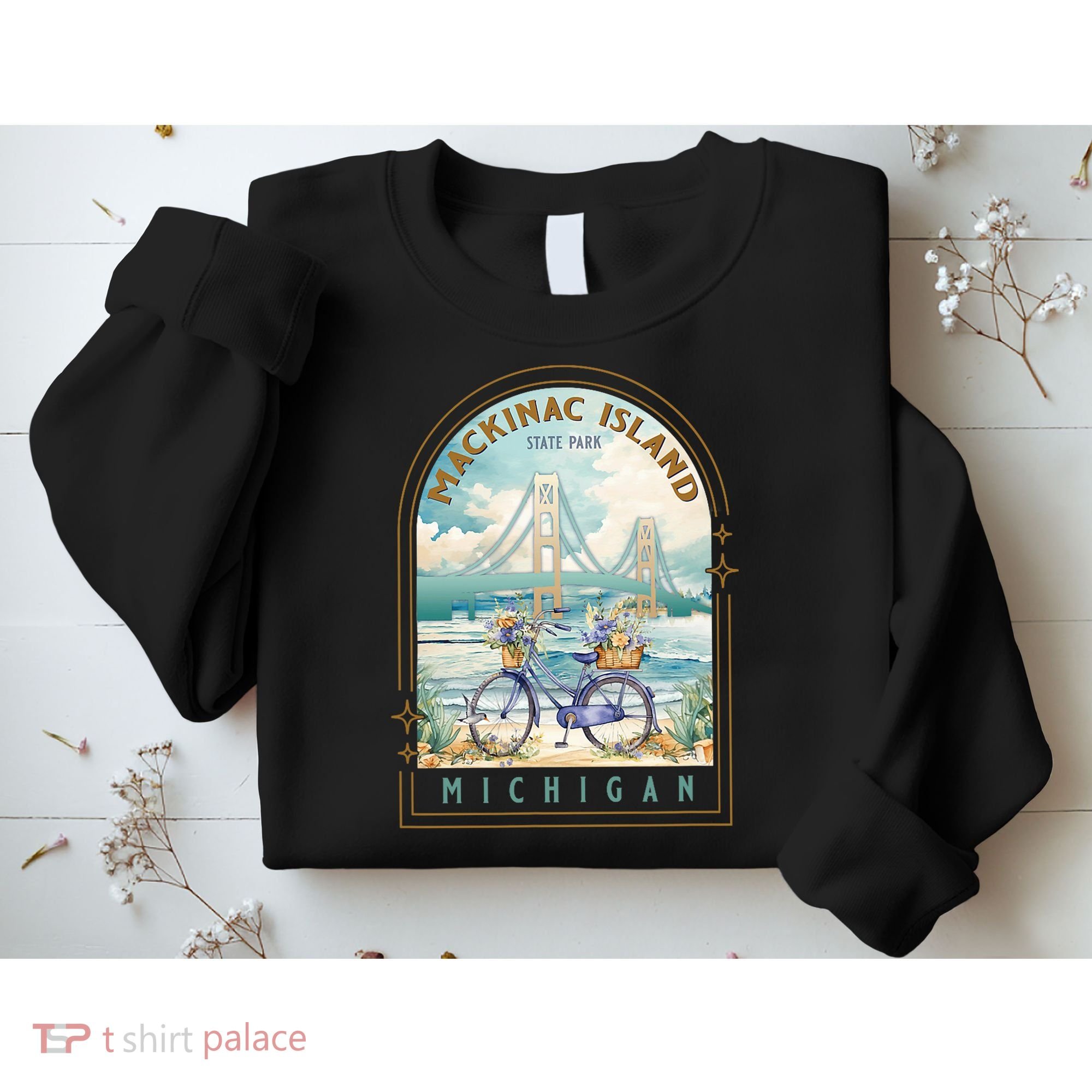 Mackinac Island State Park Michigan Usa Lake Huron Souvenir Sweatshirt