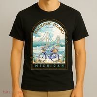 Mackinac Island State Park Michigan Usa Lake Huron Souvenir T-Shirt thumb 3