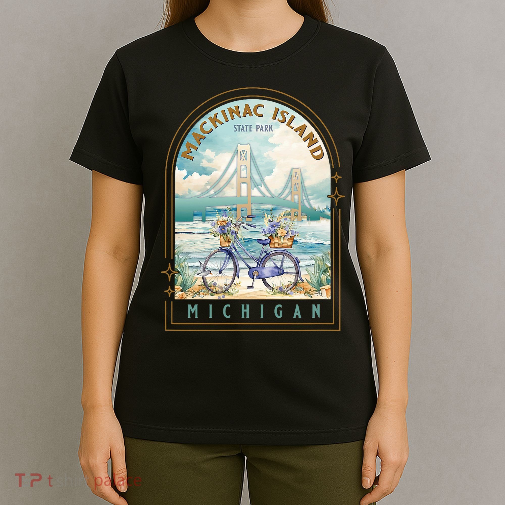 Mackinac Island State Park Michigan Usa Lake Huron Souvenir T-Shirt