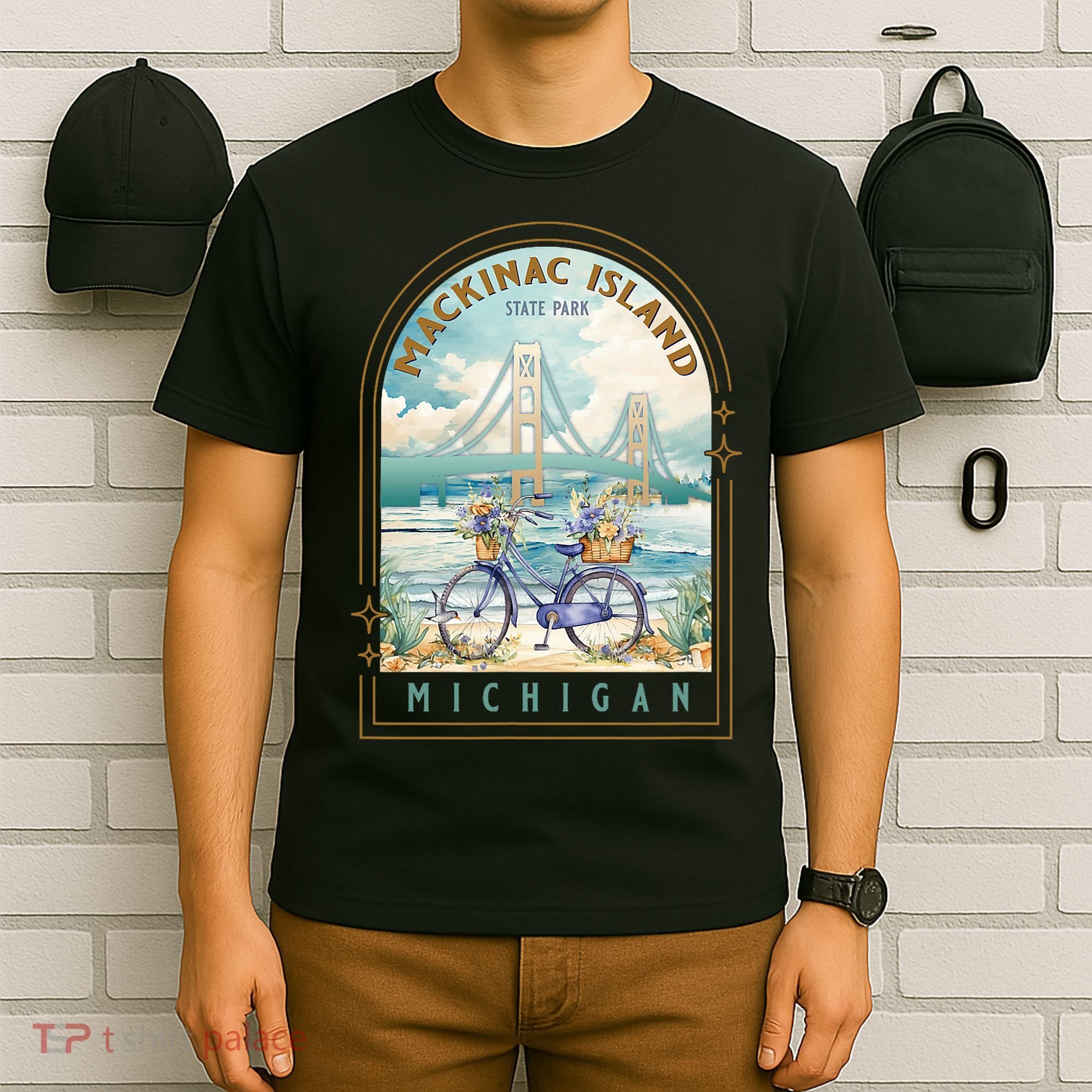 Mackinac Island State Park Michigan Usa Lake Huron Souvenir T-Shirt