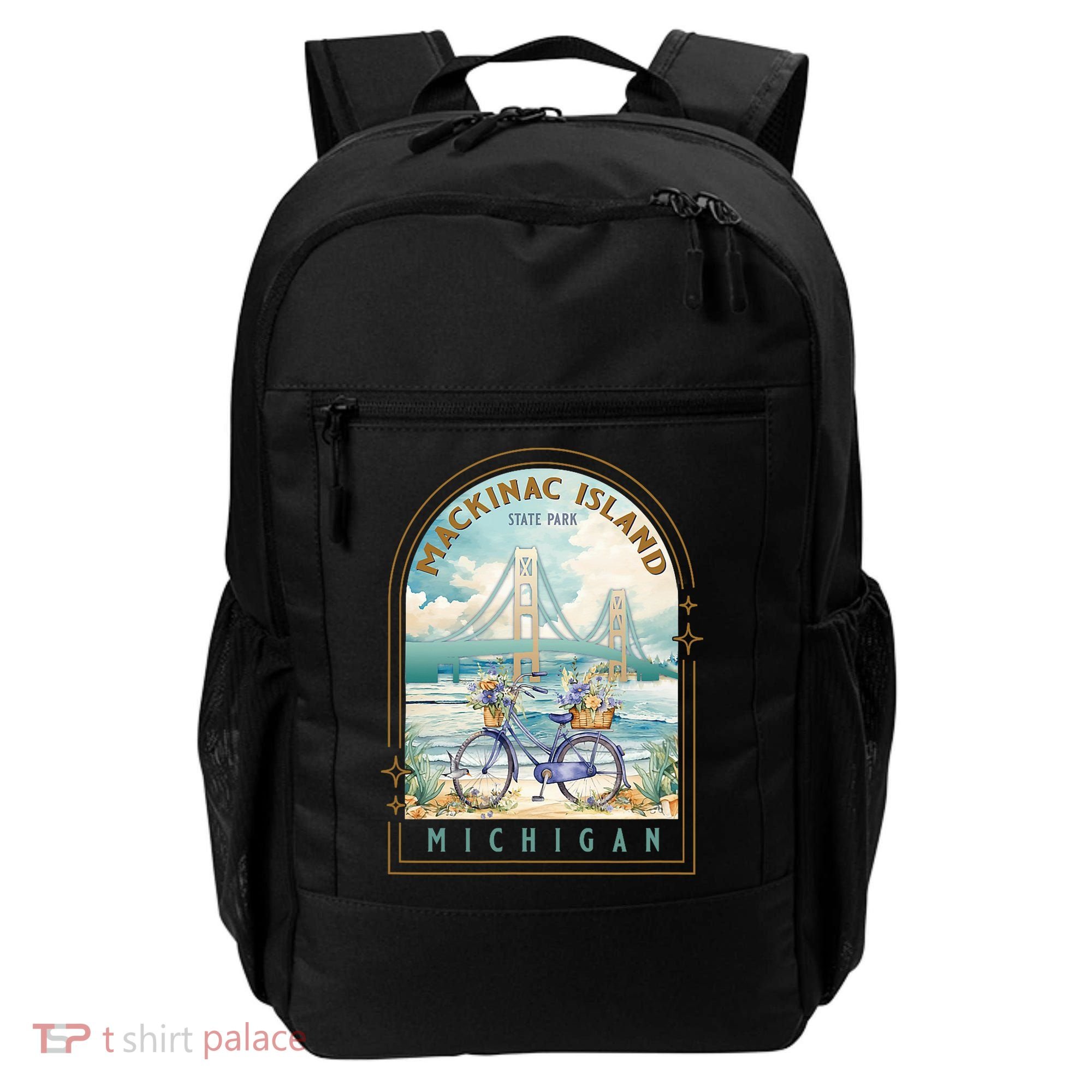 Mackinac Island State Park Michigan Usa Lake Huron Souvenir Backpack