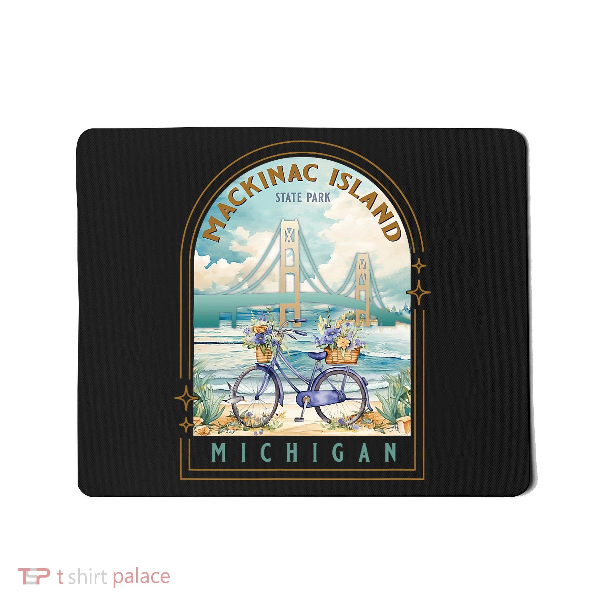 Mackinac Island State Park Michigan Usa Lake Huron Souvenir Mousepad