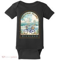 Mackinac Island State Park Michigan Usa Lake Huron Souvenir Baby Bodysuit thumb 0