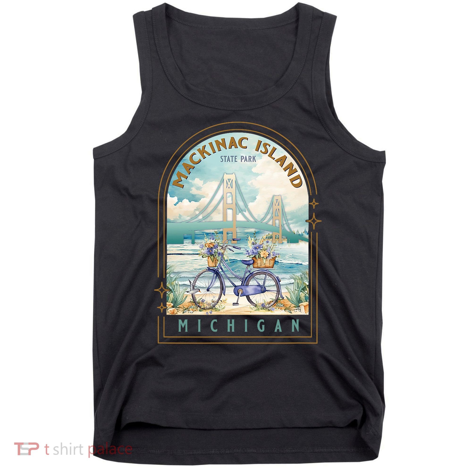 Mackinac Island State Park Michigan Usa Lake Huron Souvenir Tank Top