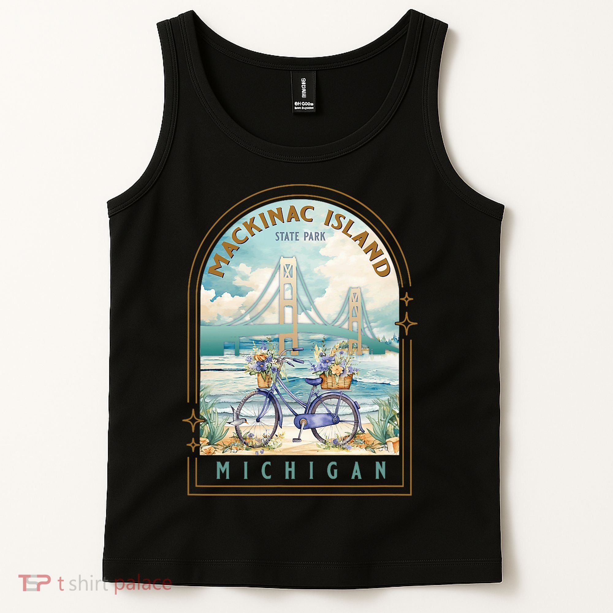 Mackinac Island State Park Michigan Usa Lake Huron Souvenir Tank Top