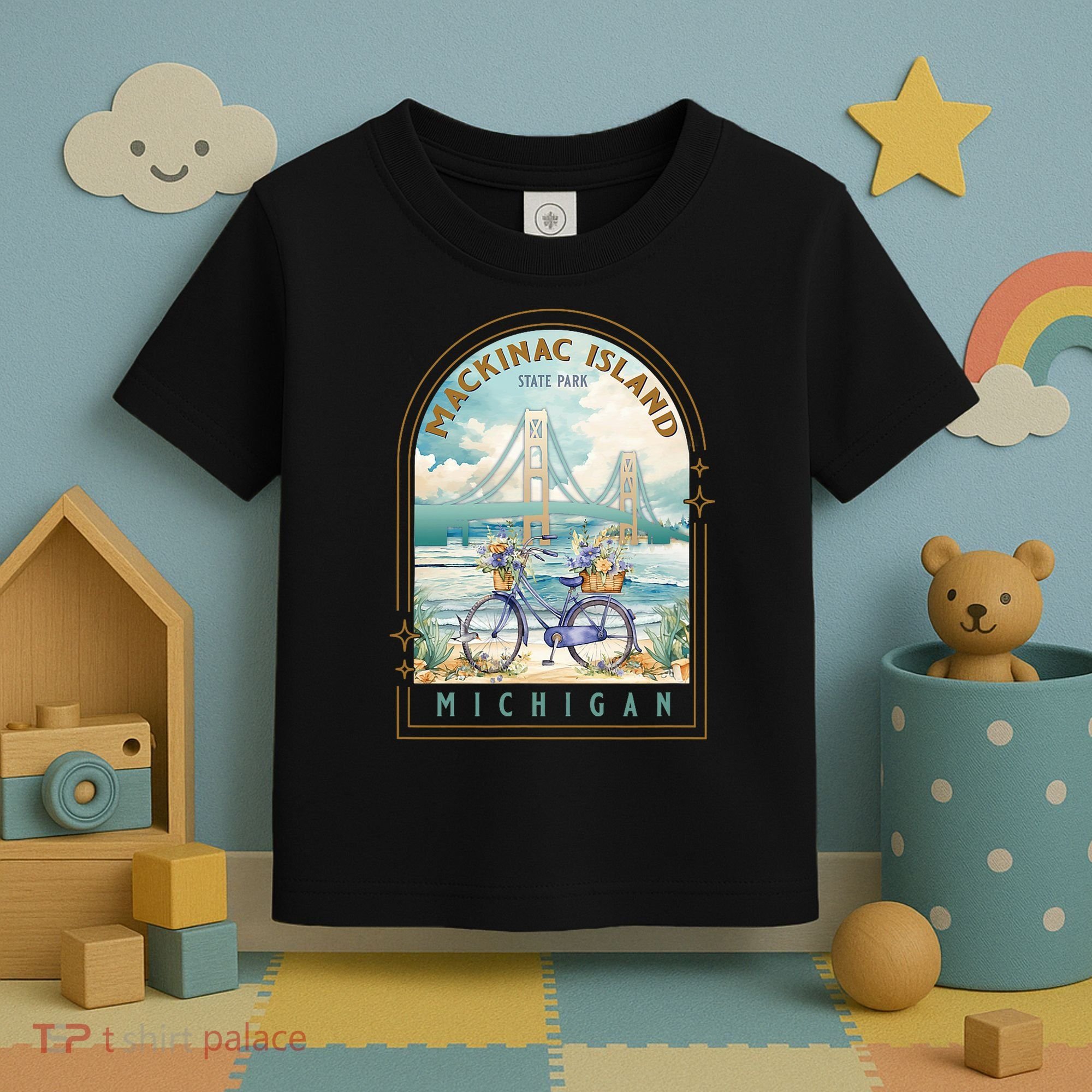 Mackinac Island State Park Michigan Usa Lake Huron Souvenir Toddler T-Shirt