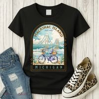 Mackinac Island State Park Michigan Usa Lake Huron Souvenir Women's T-Shirt thumb 3