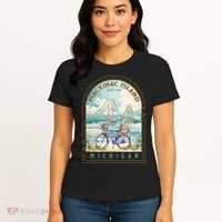 Mackinac Island State Park Michigan Usa Lake Huron Souvenir Women's T-Shirt thumb 4