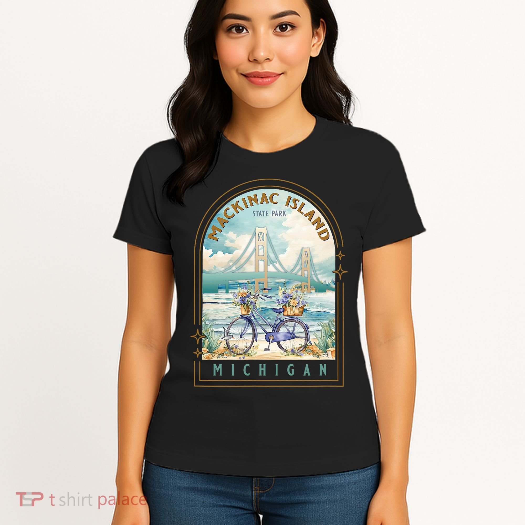 Mackinac Island State Park Michigan Usa Lake Huron Souvenir Women's T-Shirt