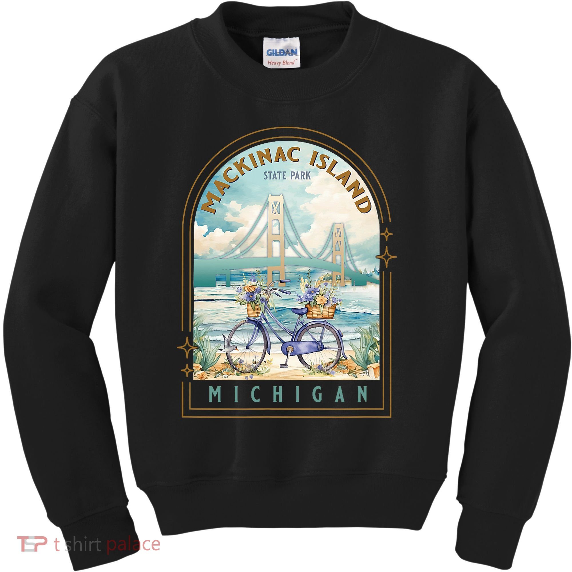 Mackinac Island State Park Michigan Usa Lake Huron Souvenir Kids Sweatshirt