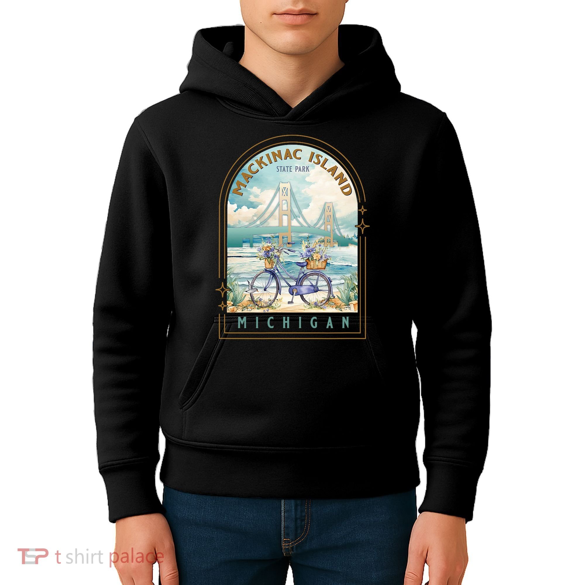Mackinac Island State Park Michigan Usa Lake Huron Souvenir Kids Hoodie