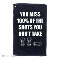 Miss 100% Of The Shots You Don't Take Golf Towel thumb 0
