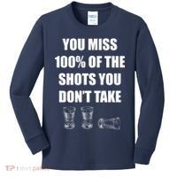 Miss 100% Of The Shots You Don't Take Kids Long Sleeve Shirt thumb 0
