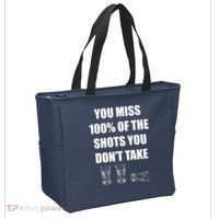 Miss 100% Of The Shots You Don't Take Tote Bag thumb 2