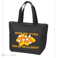 Miss Me With That Bullshit Candy Corn Tote Bag thumb 3