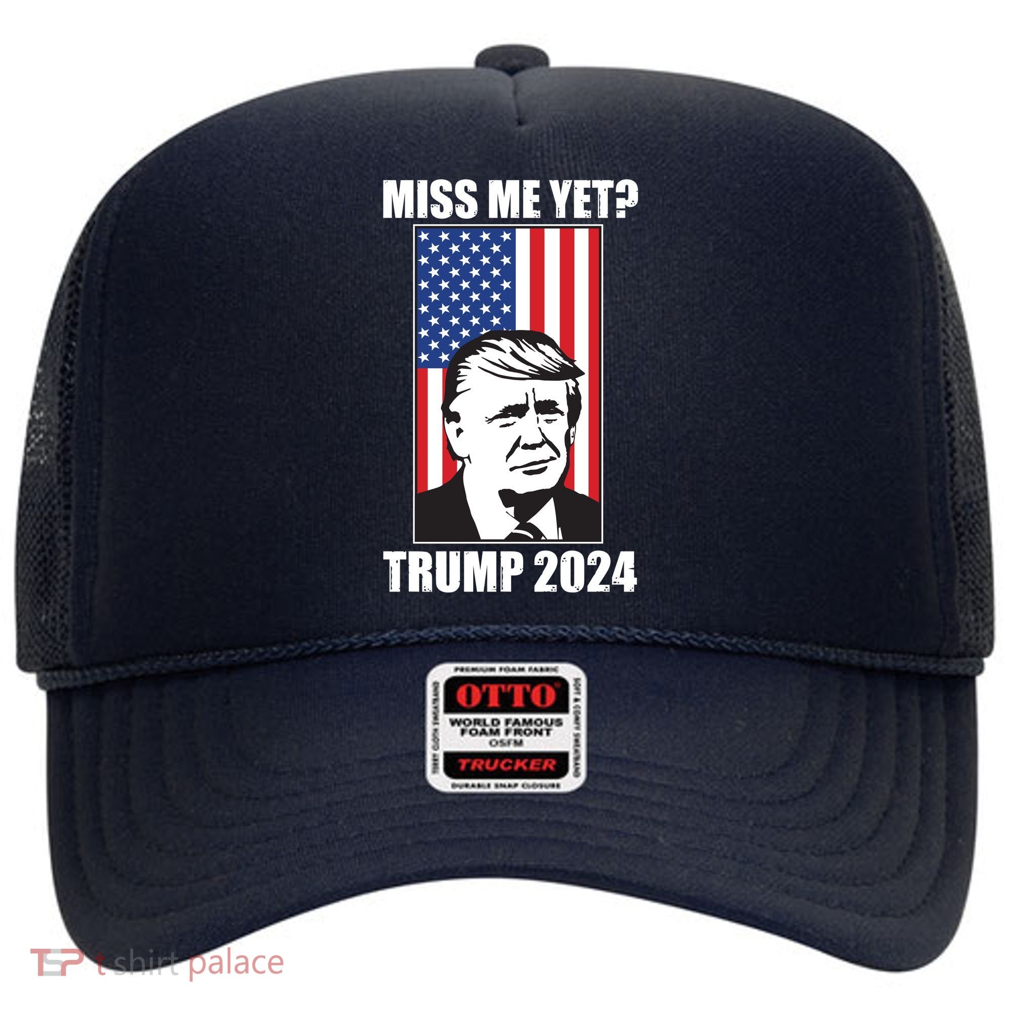 Miss Me Yet? Trump 2024 USA American Flag Hat