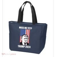 Miss Me Yet? Trump 2024 USA American Flag Tote Bag thumb 3