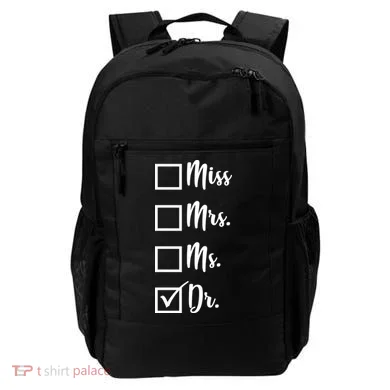 Miss Mrs Ms Dr Backpack