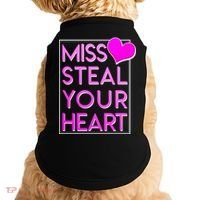 Miss Steal Your Heart Valentines Day Doggie Tank thumb 0