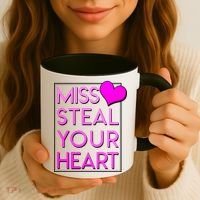 Miss Steal Your Heart Valentines Day Coffee Mug thumb 3