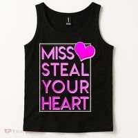 Miss Steal Your Heart Valentines Day Tank Top thumb 2