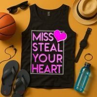 Miss Steal Your Heart Valentines Day Tank Top thumb 4