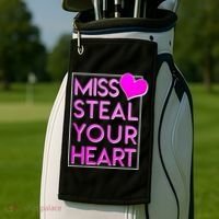 Miss Steal Your Heart Valentines Day Golf Towel thumb 2