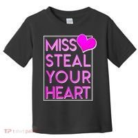 Miss Steal Your Heart Valentines Day Toddler T-Shirt thumb 0