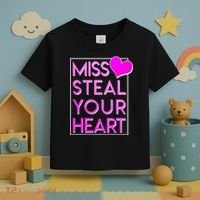 Miss Steal Your Heart Valentines Day Toddler T-Shirt thumb 3