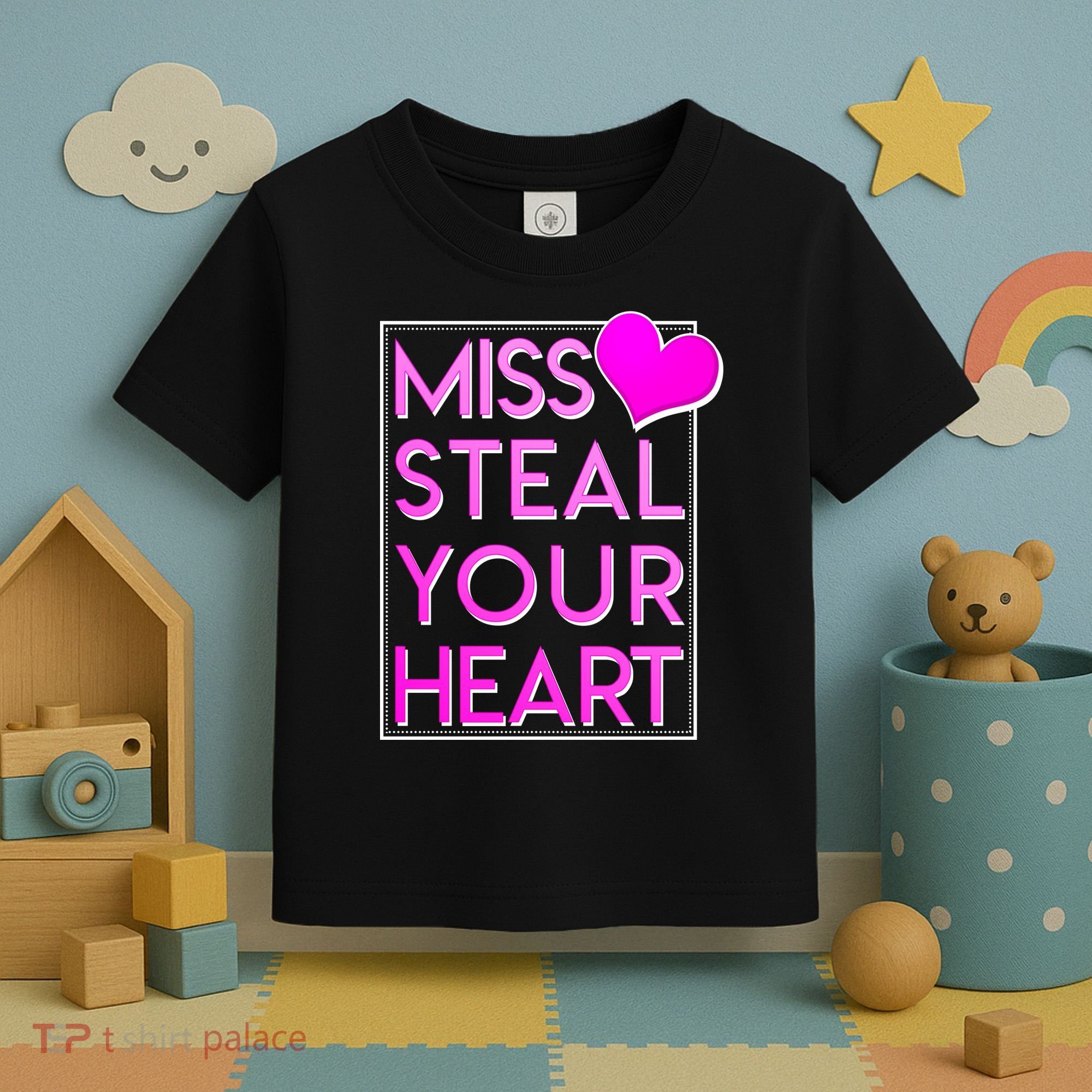 Miss Steal Your Heart Valentines Day Toddler T-Shirt