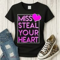 Miss Steal Your Heart Valentines Day Women's T-Shirt thumb 3