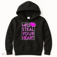 Miss Steal Your Heart Valentines Day Kids Hoodie thumb 0