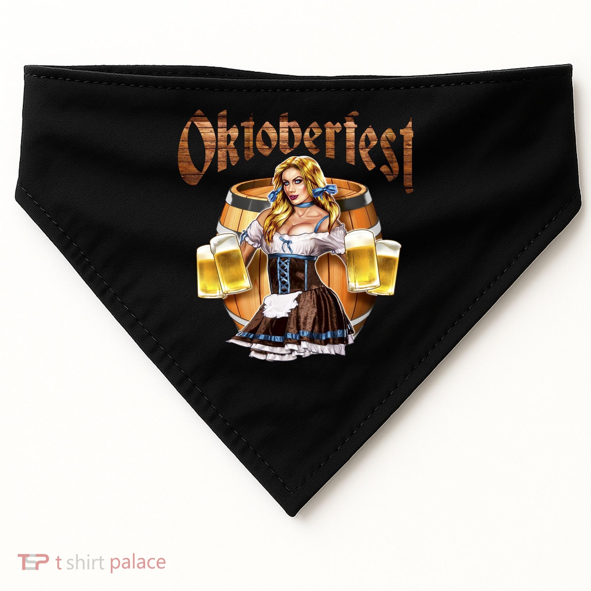 Miss Wiesn Oktoberfest USA-Made Doggie Bandana