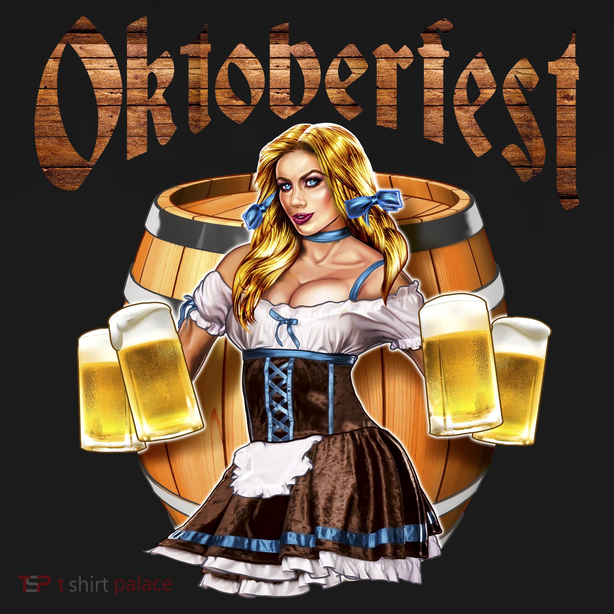 Miss Wiesn Oktoberfest Long Sleeve Shirt