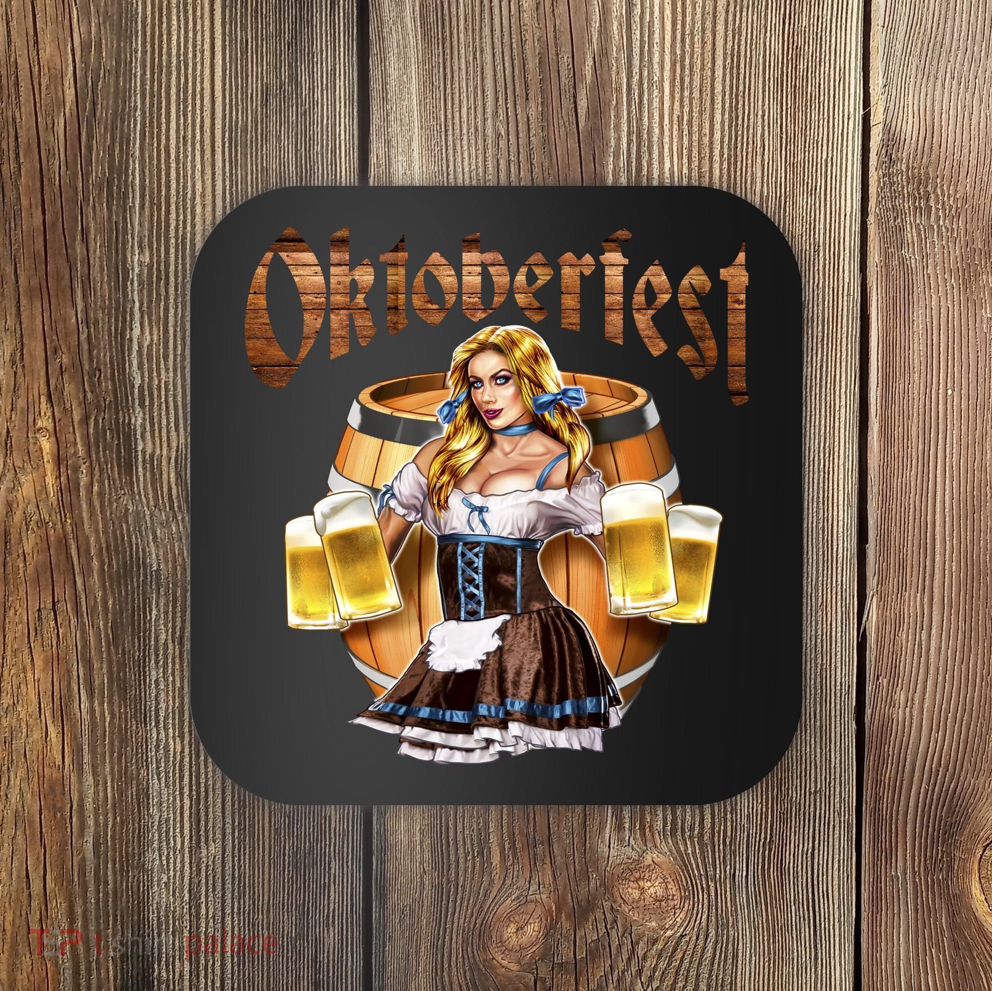 Miss Wiesn Oktoberfest Coaster