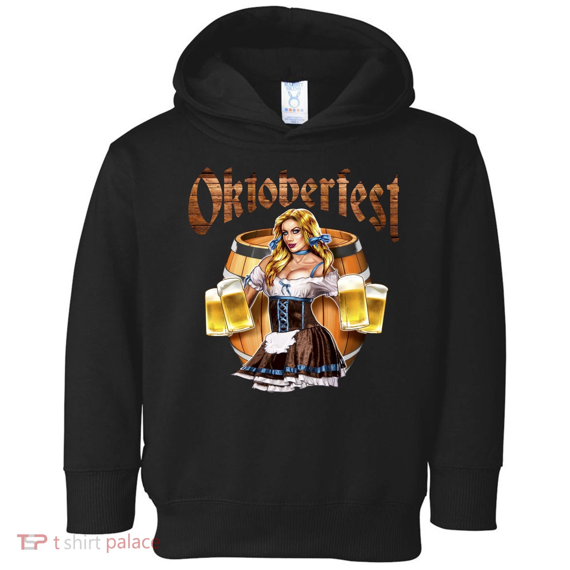Miss Wiesn Oktoberfest Toddler Hoodie