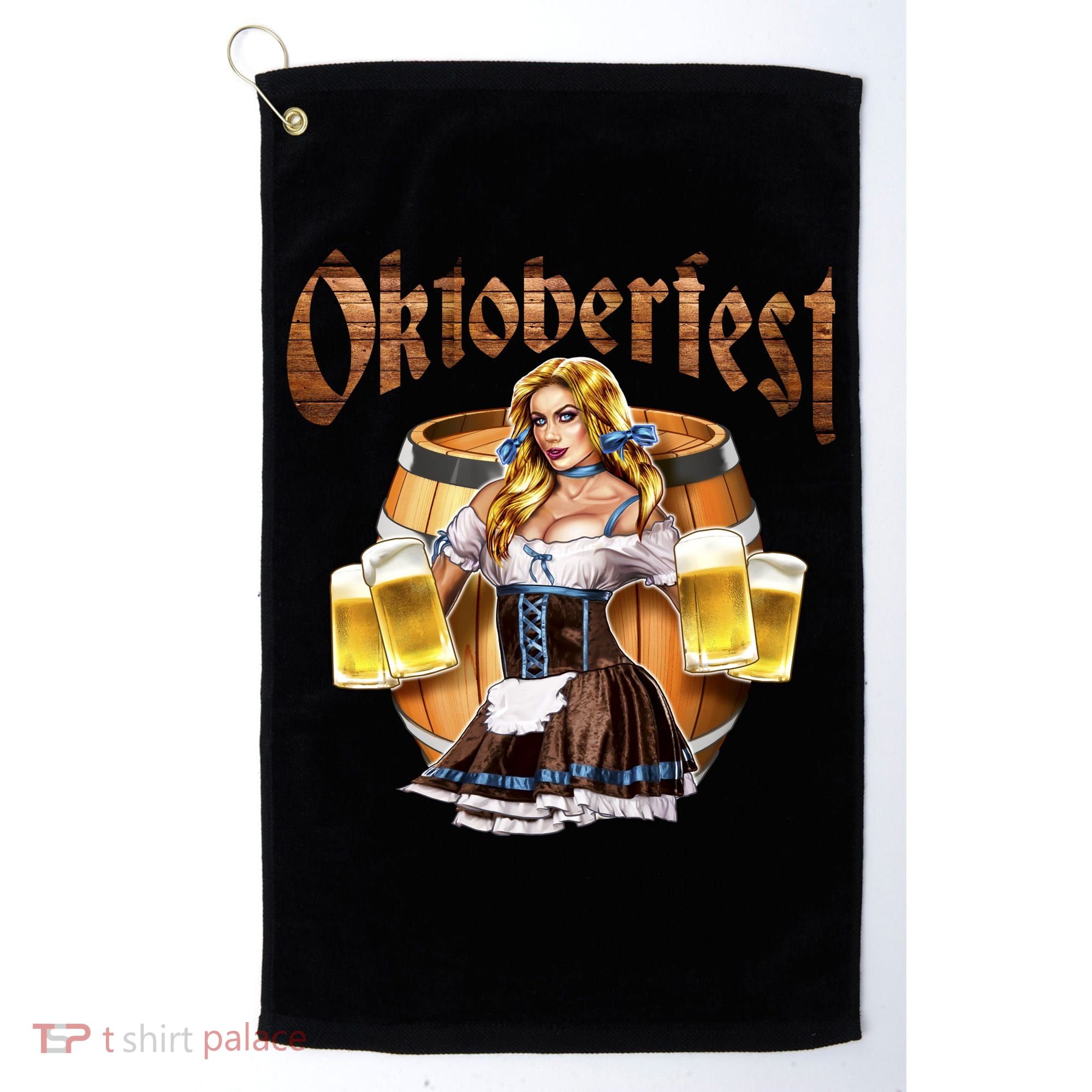 Miss Wiesn Oktoberfest Golf Towel