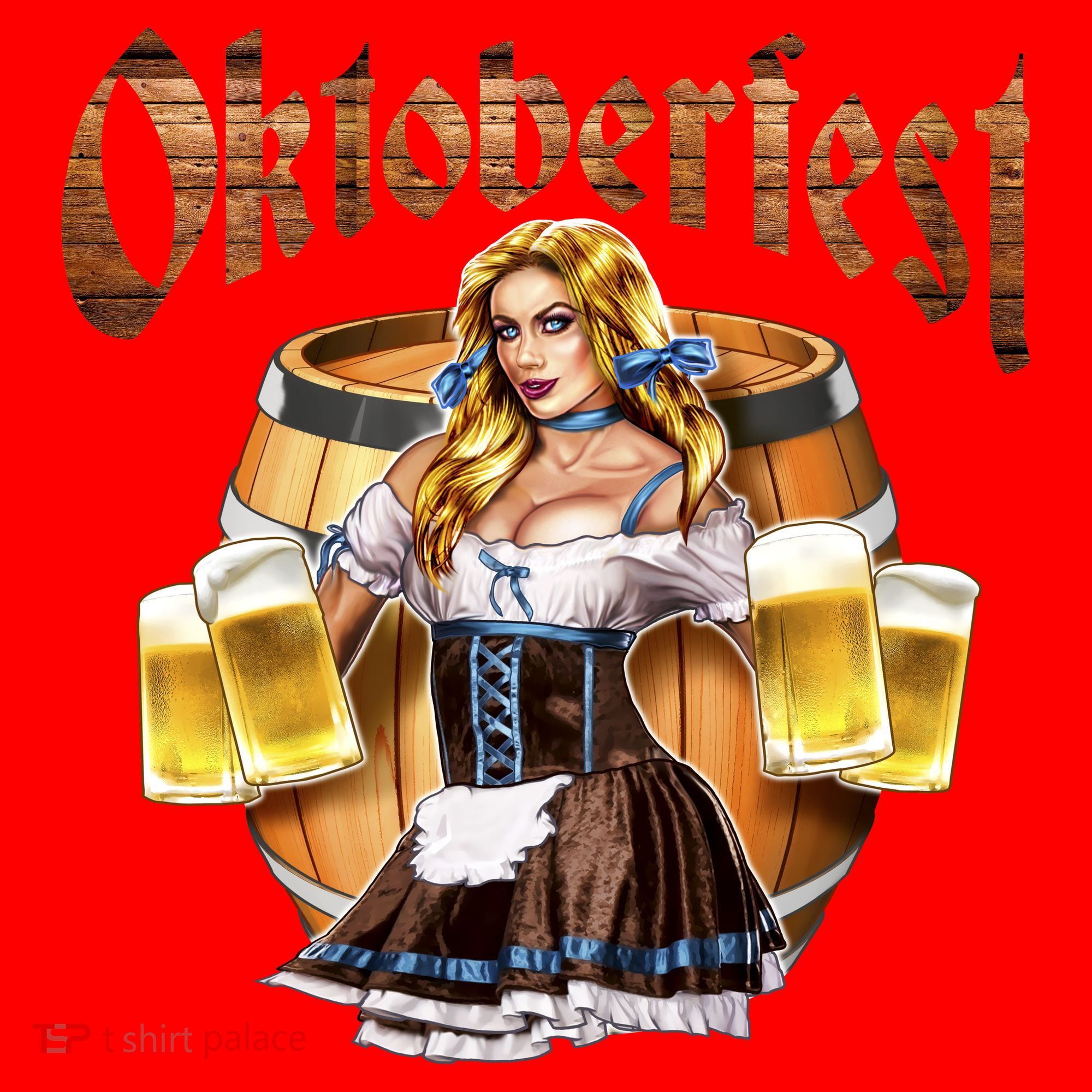 Miss Wiesn Oktoberfest Santa Hat