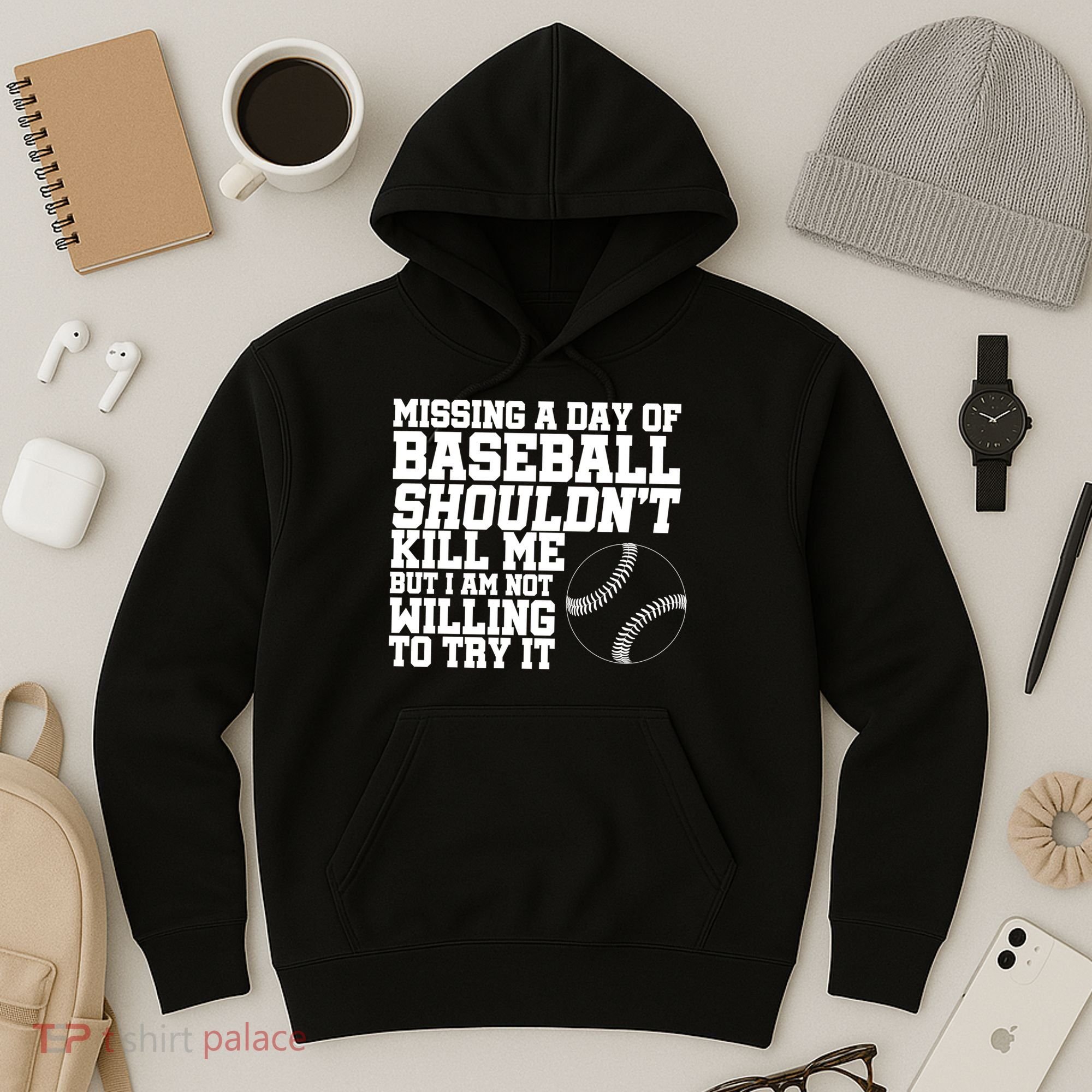 Missing A Day Of Baseball  Hoodie
