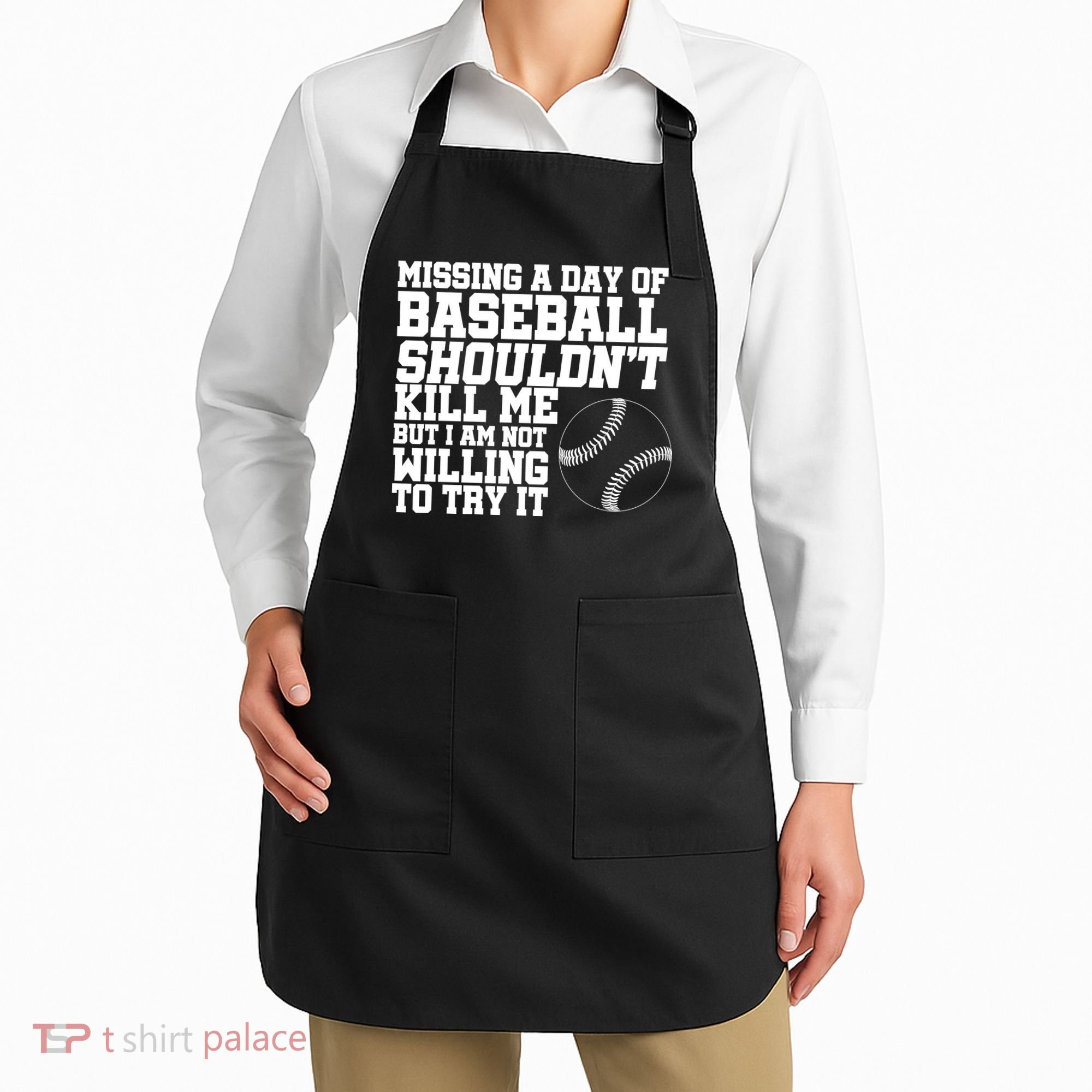 Missing A Day Of Baseball  Apron
