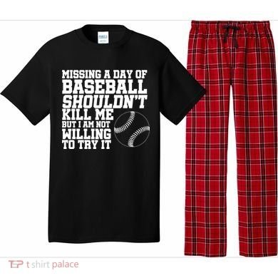 Missing A Day Of Baseball  Pajama Set