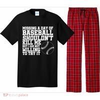 Missing A Day Of Baseball  Pajama Set thumb 0