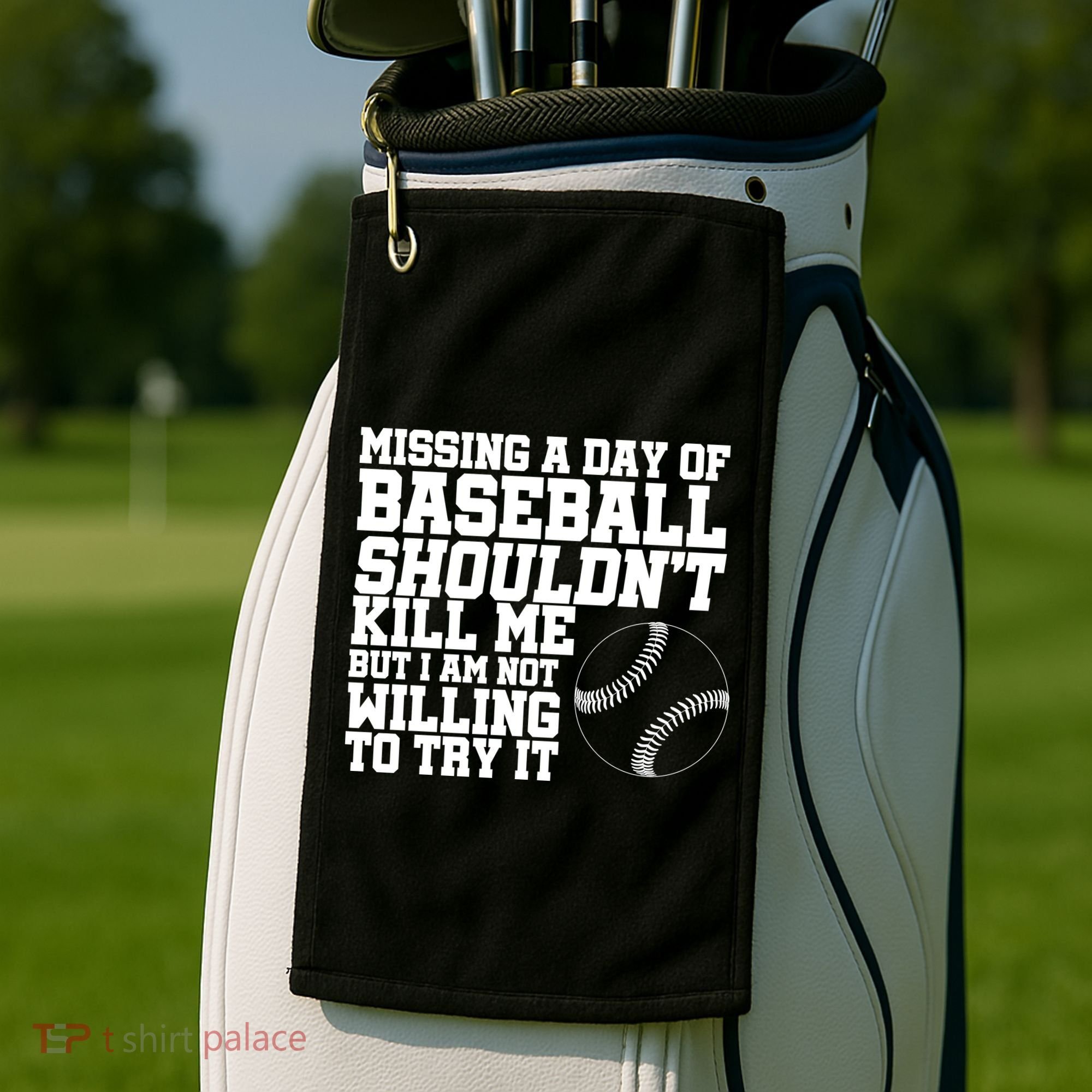 Missing A Day Of Baseball  Golf Towel