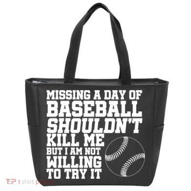 Missing A Day Of Baseball  Tote Bag