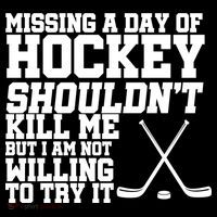 Missing Hockey Shouldn't Kill Me Bucket Hat thumb 4