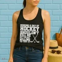 Missing Hockey Shouldn't Kill Me Women's Tank Top thumb 2